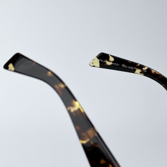 Prada PR27ZS 16O50E BRAND NEW Sunglasses Black Tortoise Gradient Yellow Unisex - Picture 9 of 10